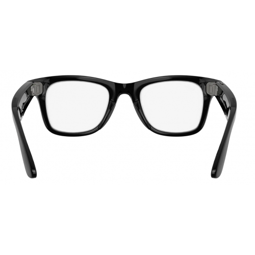 Умные очки Ray-Ban Meta* Wayfarer Gen 2 Shiny Black, Фотохромные линзы Clear to Graphite Green Transitions (RW4012), размер M